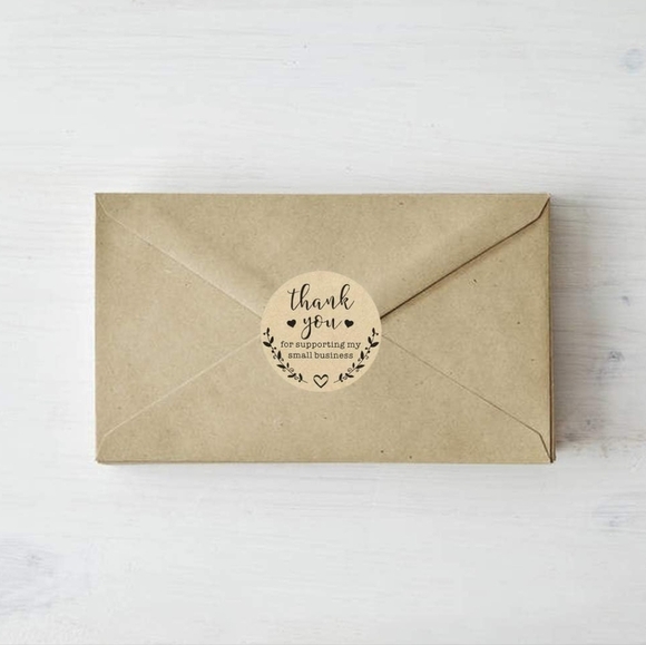 2” Thank 🖤You 🖤 For Supporting My Small Business Stickers•500 Pack - Picture 3 of 10